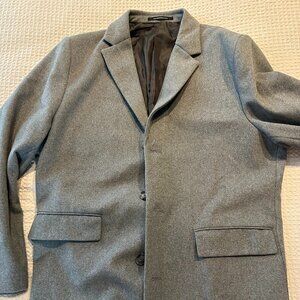 H&M Wool Coat - Grey - XL